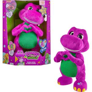 imageBarney World Toddler Toys by FisherPrice Tall Plush 13inch Figure with Sounds Soft Texture for Play Kids Ages 2 Years