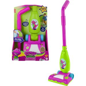 imageBarneys World Toddler Toy Clean Up Vacuum Electronic Push Along Lights Music ampamp Games for Preschool Kids Ages 2 Years