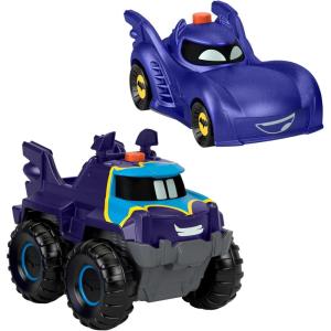 imageFisherPrice DC Batwheels LightUp 155 Scale Toy Cars 2Pack Redbird and Batwing Preschool Pretend Play Ages 3 YearsMulticolor