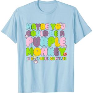 imageFisherPrice Purple Monkey  Maybe You Could Be TShirtBaby Blue