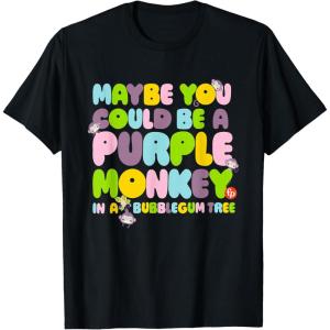imageFisherPrice Purple Monkey  Maybe You Could Be TShirtBlack
