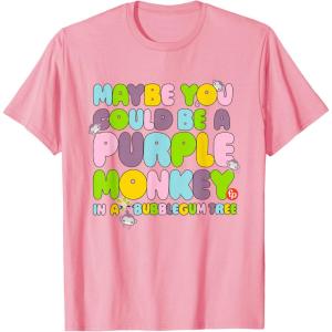 imageFisherPrice Purple Monkey  Maybe You Could Be TShirtPink