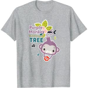 imageFisherPrice Purple Monkey Bubblegum Tree TShirtHeather Grey