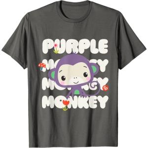 imageFisherPrice Purple Monkey TShirtAsphalt Grey