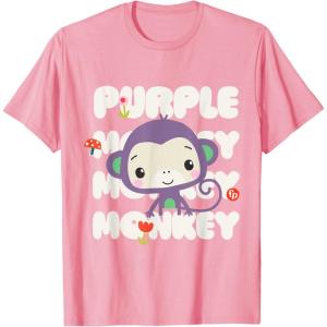imageFisherPrice Purple Monkey TShirtPink