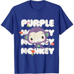 imageFisherPrice Purple Monkey TShirtRoyal Blue