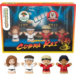 imageLittle People Collector Cobra Kai Special Edition Figure Set for Adults ampamp Fans in a Display Gift Box 4 Figures