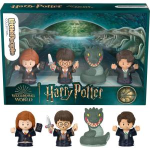 imageLittle People Collector Harry Potter and The Sorcerers Stone Movie Special Edition Set for Adults ampamp Fans 4 Figures in Display PackageChamber of Secrets
