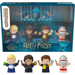 imageLittle People Collector Harry Potter and The Sorcerers Stone Movie Special Edition Set for Adults ampamp Fans 4 Figures in Display PackageGoblet of Fire
