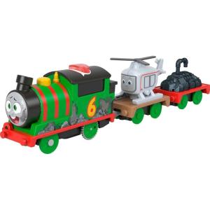 imageThomas ampamp Friends Motorized Toy Train Talking Percy BatteryPowered Engine with Sounds ampamp Phrases for Pretend Play Preschool Kids Ages 3 YearsPercy