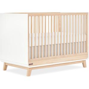 imageFisherPrice Siesta 5in1 Convertible FullSize Baby Crib Matte Black Vintage Oak GreenGuard Gold Sustainable Pinewood Wooden Spindles 3 Heights Converts to Day ampamp Toddler Bed Rail IncludedWhite Vintage Oak