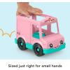 imageFisherPrice Little People Toddler Toys Ice Cream Truck PushAlong Vehicle ampamp Figure for Pretend Play Preschool Kids Ages 1 Years