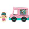imageFisherPrice Little People Toddler Toys Ice Cream Truck PushAlong Vehicle ampamp Figure for Pretend Play Preschool Kids Ages 1 Years