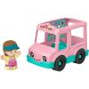 imageFisherPrice Little People Toddler Toys Ice Cream Truck PushAlong Vehicle ampamp Figure for Pretend Play Preschool Kids Ages 1 Years