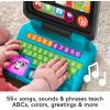 imageFisherPrice Baby ampamp Toddler Toy Laugh ampamp Learn Lets Connect Laptop Pretend Computer with Smart Stages for Infants Ages 6 Months