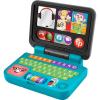 imageFisherPrice Baby ampamp Toddler Toy Laugh ampamp Learn Lets Connect Laptop Pretend Computer with Smart Stages for Infants Ages 6 Months
