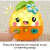 imageFisherPrice Paradise Pals Magical Lights ampamp Tunes Pineapple electronic learning toy with music and lights for baby ages 636 months Amazon Exclusive
