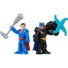 imageFisherPrice Imaginext DC Super Friends Metal Force Playset Batmobile ampamp Supermobile Toy Cars with Batman ampamp Superman Action Figures ampamp Accessories Amazon Exclusive