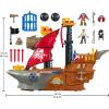 imageFisherPrice Imaginext Preschool Toy Shark Bite Pirate Ship Playset with Figure ampamp Accessories for Pretend Play Kids Ages 3 Years Amazon ExclusiveEco packaging