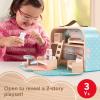 imageFisherPrice Wood Pretend Play Toy Dollhouse Carry Along 15Piece Wooden Portable Playset for Travel Preschool Kids Ages 3 Years