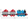 imageThomas ampamp Friends by FisherPrice Collectible Toy Train Small DieCast Mattel 80th Engine with Premium Deco ampamp 2 Stock Cars with Red Crystal Cargo