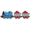 imageThomas ampamp Friends by FisherPrice Collectible Toy Train Small DieCast Mattel 80th Engine with Premium Deco ampamp 2 Stock Cars with Red Crystal Cargo