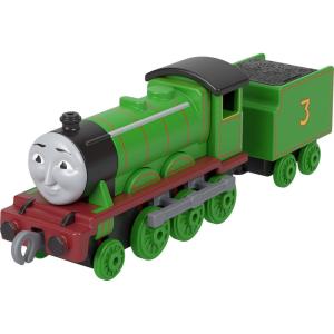 imageThomas ampamp Friends by FisherPrice Train Large PushAlong DieCast Henry Engine ampamp Cargo Car from The Classic ampamp All Engines Go Series for Preschoolers