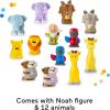 imageFisherPrice Little People Toddler Toy Noahs Ark Playset with 12 Animals ampamp Noah Figure for Pretend Play Kids Ages 1 Years Amazon Exclusive