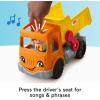 imageFisherPrice Little People Toddler Construction Toy Work Together Dump Truck with Music ampamp Accessories for Pretend Play Kids Ages 1 Years
