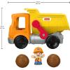 imageFisherPrice Little People Toddler Construction Toy Work Together Dump Truck with Music ampamp Accessories for Pretend Play Kids Ages 1 Years