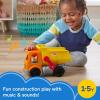 imageFisherPrice Little People Toddler Construction Toy Work Together Dump Truck with Music ampamp Accessories for Pretend Play Kids Ages 1 Years