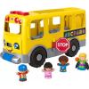 imageFisherPrice Little People Toddler Learning Toy Big Yellow School Bus PullAlong Vehicle ampamp 4 Figures for Pretend Play Kids Ages 1 YearsEnglish