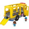 imageFisherPrice Little People Toddler Learning Toy Big Yellow School Bus PullAlong Vehicle ampamp 4 Figures for Pretend Play Kids Ages 1 YearsMultilanguage