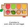 imageFisherPrice Baby Toy Hide ampamp Peek PopUp AnimalThemed Sensory Activity with Wood Accents ampamp Sounds for Ages 9 Months Amazon Exclusive