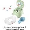 imageFisherPrice Toddler Toilet 3in1 Puppy Perfection Potty Training Seat and Step Stool with Removable RingLearntoFlush Potty  Puppy