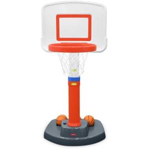 imageFisherPrice GrowtoPro Basketball Hoop for Toddlers ampamp Kids  Adjustable Height IndoorOutdoor Play Set with Ball 18 Months  5 Year