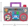 imageFisherPrice Laugh ampamp Learn Busy Boombox RetroInspired Musical Infant Activity Toy with Learning Content for Baby and Toddlers Amazon Exclusive