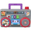 imageFisherPrice Laugh ampamp Learn Busy Boombox RetroInspired Musical Infant Activity Toy with Learning Content for Baby and Toddlers Amazon Exclusive