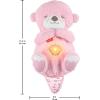 imageFisherPrice Baby Toy Soothe n Snuggle Otter Pink Plush Portable Sound Machine with Breathing Motion ampamp Lights for Newborns Ages 0 Months