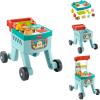 imageFisherPrice Baby Learning Toy Laugh ampamp Learn 4in1 Snack Cart Walker with 14 Pieces for Toddler Pretend Play Infants Ages 6 Months
