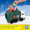 imageFisherPrice Imaginext Disney and Pixar Toy Story Garbage Truck with 3inch Buzz Lightyear Woody ampamp Lotso Action Figures Alien Friend ampamp Toy Vehicle Amazon Exclusive