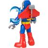 imageFisherPrice Imaginext DC Super Friends Superman Toy Insider amp Exo Suit 12Inch Robot with Lights amp Sounds for Kids Ages 3 Years