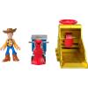 imageFisherPrice Imaginext Launcher Set with 3inch Woody Action Figure amp Toy Vehicle Inspired by Disney Pixar Toy Story Characters May Vary