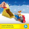 imageFisherPrice Imaginext Launcher Set with 3inch Woody Action Figure amp Toy Vehicle Inspired by Disney Pixar Toy Story Characters May Vary