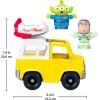imageFisherPrice Little People Toddler Toy Disney amp Pixar Toy Story Pizza Planet Truck with Buzz Lightyear amp Alien Figures for Kids Ages 18 Months
