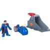 imageFisherPrice Imaginext DC Super Friends Launcher Set with 3inch Superman Action Figure Toy Vehicle amp Housing Unit Inspired by DC Universe