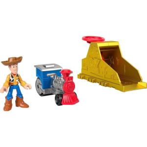 imageFisherPrice Imaginext Launcher Set with 3inch Woody Action Figure amp Toy Vehicle Inspired by Disney Pixar Toy Story Characters May Vary