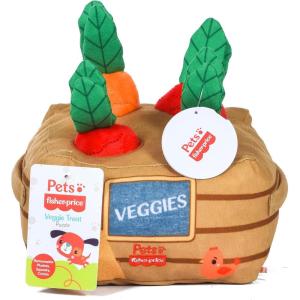 imageFisherPrice for Pets SoundBites Plush Toy Xylophone for Puppies Sounds Desensitize Pups to Noises  NoiseMaking Chew Toy for Puppies  Multifunctional Dog ToyVeggie Treat Puzzle