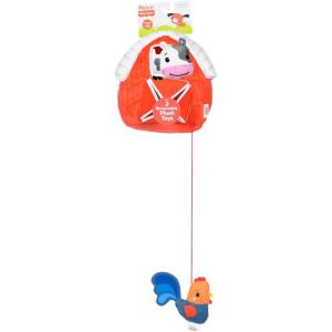 imageFisherPrice for Pets SoundBites Plush Toy Xylophone for Puppies Sounds Desensitize Pups to Noises  NoiseMaking Chew Toy for Puppies  Multifunctional Dog ToyFarmhouse Burrow Dog Toy