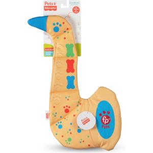 imageFisherPrice for Pets SoundBites Plush Toy Xylophone for Puppies Sounds Desensitize Pups to Noises  NoiseMaking Chew Toy for Puppies  Multifunctional Dog ToySaxobone Plush Toy